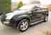 2006 SSANGYONG REXTON RX270 SE5 AUTO BLACK SAT NAV LEATHER LOW MILES