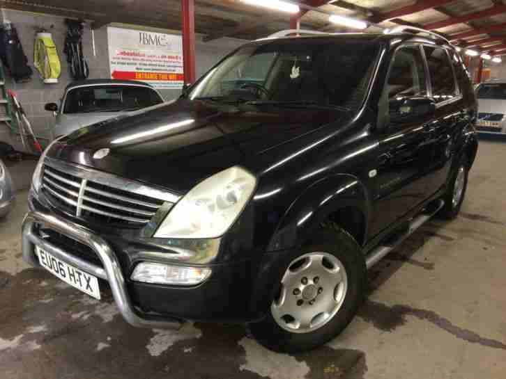 2006 SSANGYONG REXTON RX270 SX7 AUTO BLACK (SPARES OR REPAIR)