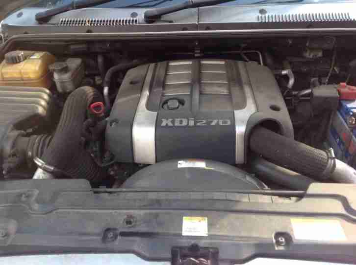 2006 SSANGYONG RODIUS 270 S SILVER spares or repairs