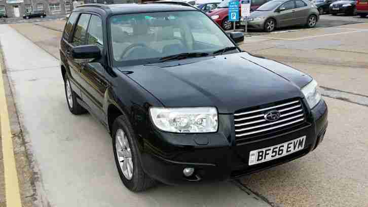 2006 SUBARU FORESTER XEN AUTO BLACK FULL LEATHER