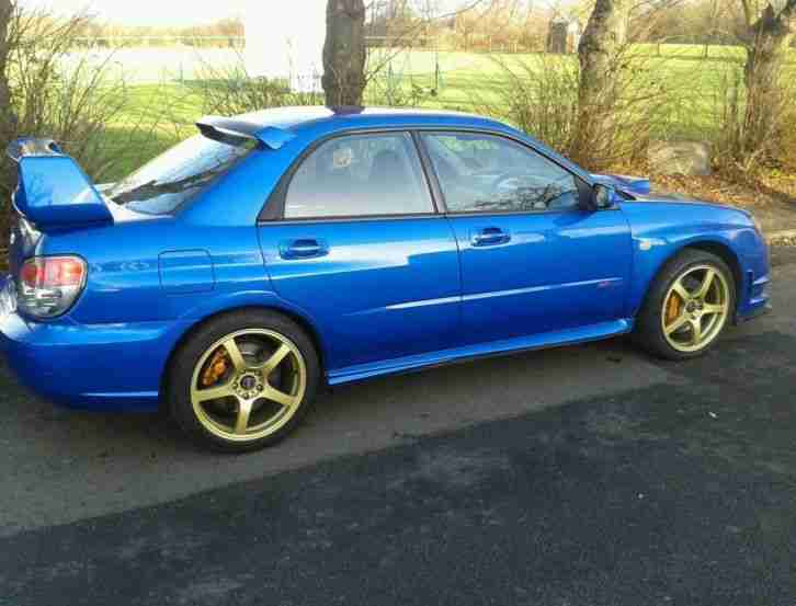 2006 SUBARU IMPREZA WRX STI BLUE SPARES OR REPAIR