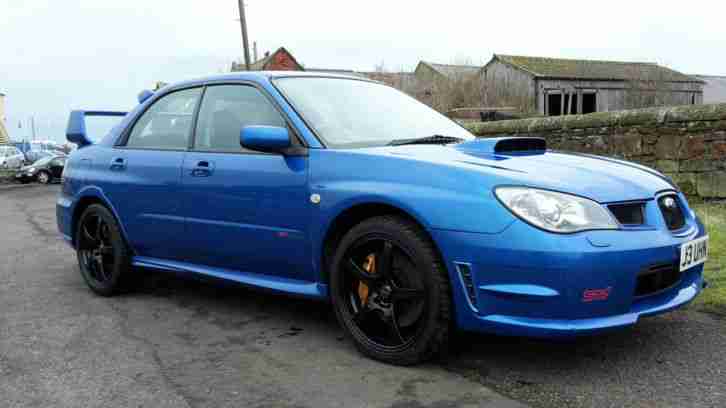 2006 SUBARU IMPREZA WRX STI BLUE WIDE TRACK DCCD MODEL 338 BHP CHEAP TAX BRACKET