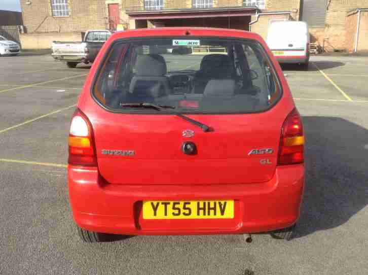 2006 SUZUKI ALTO GL RED LOW MILEAGE 72K AND FULL MOT CAR IN EXCELLENT CONDITION