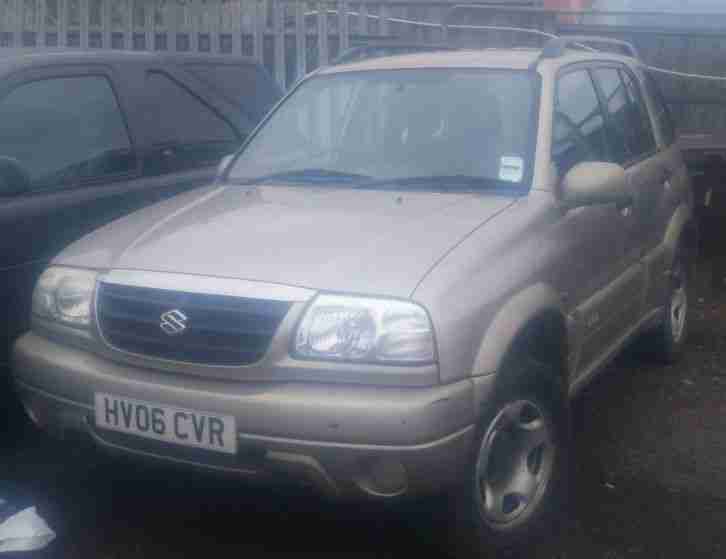 2006 SUZUKI GRAND VITARA 16V AUTO BEIGE SPARES OR REPAIRS