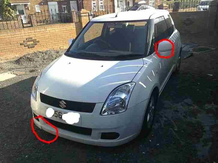 2006 SUZUKI SWIFT GL WHITE