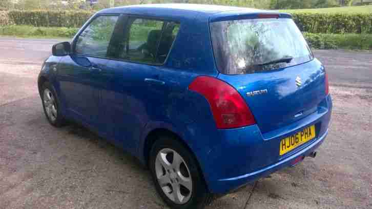 2006 SUZUKI SWIFT VVTS GLX BLUE 12 Months MOT £2395