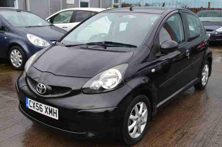 2006 Toyota AYGO 1.0 ( 67bhp ) MMT AYGO Black AUTOMATIC 5 DOOR