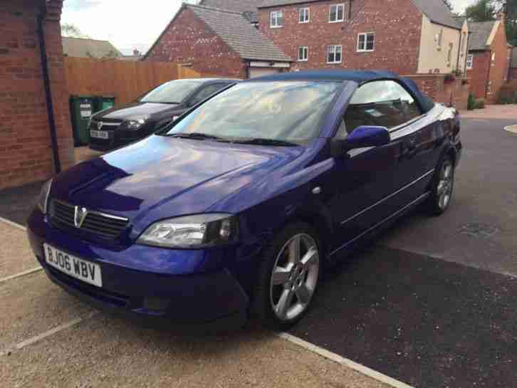 2006 VAUXHALL ASTRA BERTONE EXCLUSIVE BLUE - 1.8 Convertible 68K - Met Blue