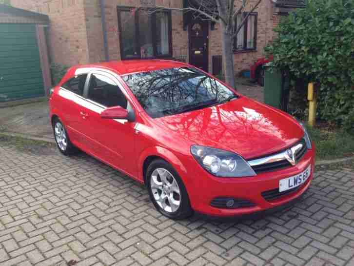 2006 VAUXHALL ASTRA SXI RED