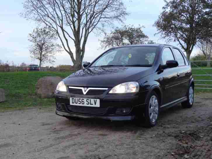 2006 VAUXHALL CORSA SXI+ 16V ***5 DOOR*** BLACK 60K WITH SERVICE HISTORY