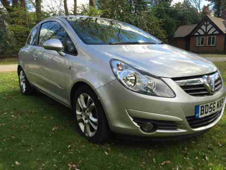 2006 VAUXHALL CORSA SXI A C SILVER JUST