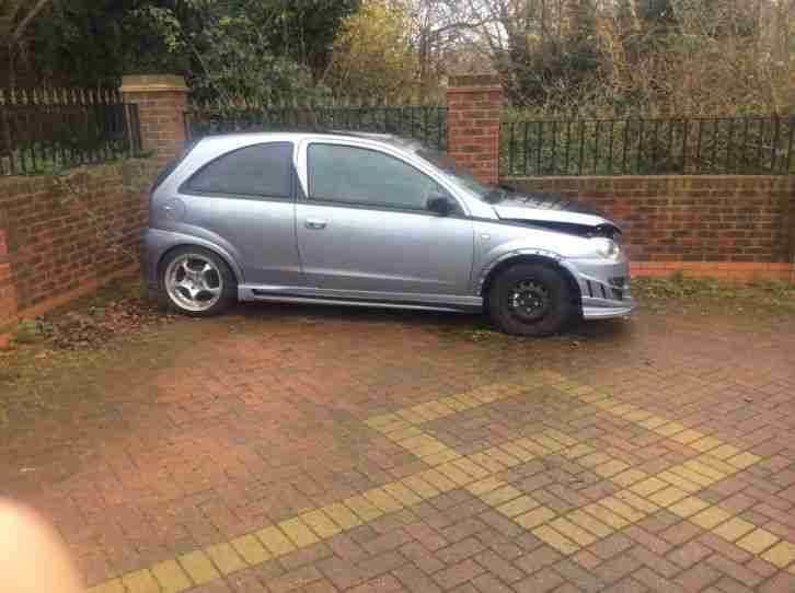 2006 VAUXHALL CORSA SXI+ SILVER DAMAGED