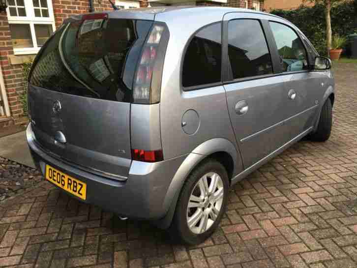 2006 VAUXHALL MERIVA ACTIVE E-TRONIC SILVER low mileage p-ex welcome
