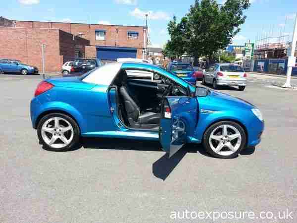 2006 VAUXHALL TIGRA EXCLUSIV BLUE