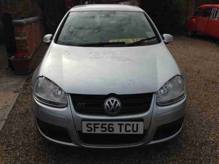 2006 VOLKSWAGEN GOLF MK5 GT 1.4 TSI 170BHP SILVER SALVAGE