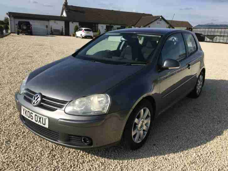 2006 VOLKSWAGEN GOLF TDI SPORT 6 SPEED 3 DOOR GREY SPARES OR REPAIR