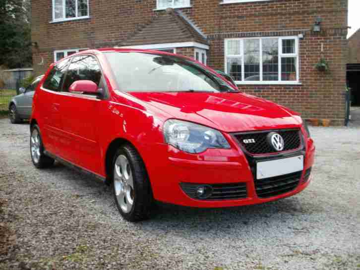2006 POLO GTI RED, RARE OPTIONS,