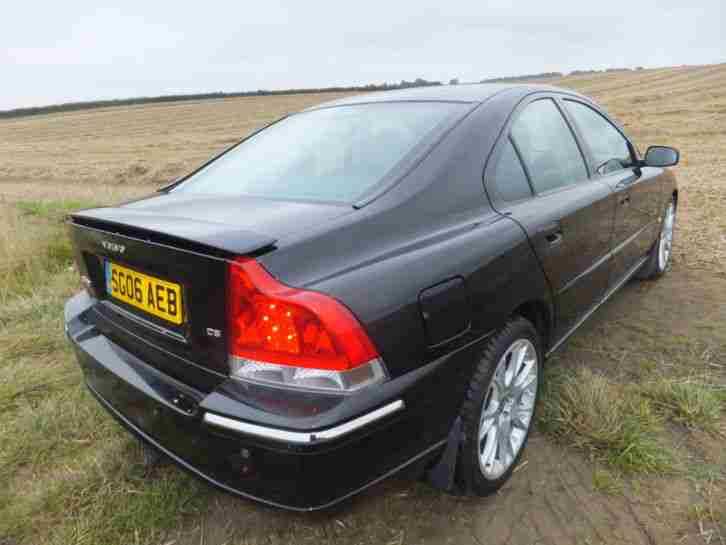  2006 VOLVO S60 SE D185 TURBO DIESEL 4 DOOE SALON 2006 IN BLACK