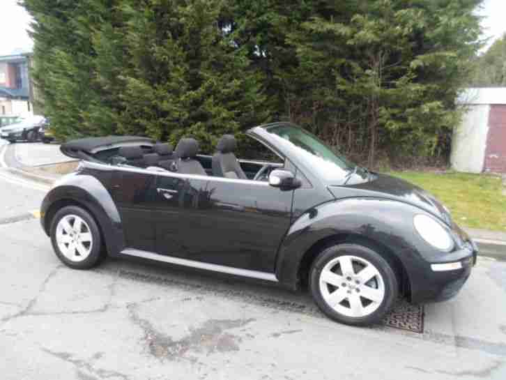 2006 Volkswagen Beetle 1.6 Luna CABRIOLET IN BLACK