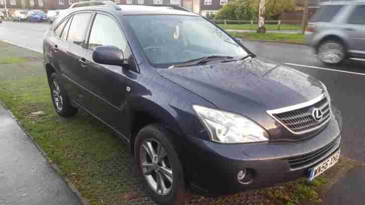 2006 lexus rx400 hybrid mett blue