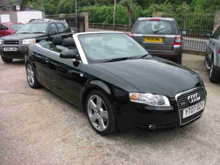 2007 07 Audi A4 Cabriolet 2.0TD S Line LEATHER TRIM