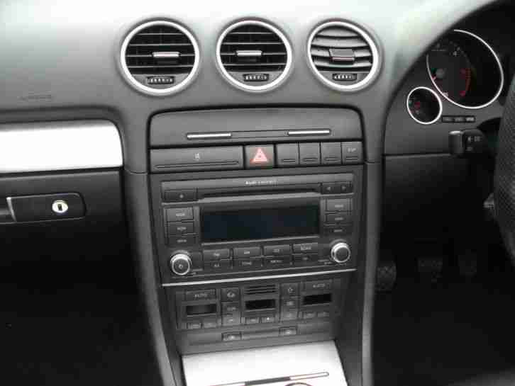 2007 07 Audi A4 Cabriolet 2.0TD S Line LEATHER TRIM