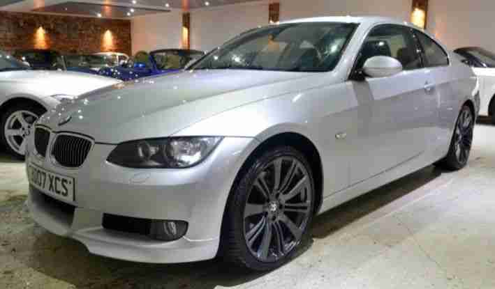 2007 07 BMW 325i SE COUPE MANUAL 325 SILVER 19 ALLOYS AND M SPORT LOOKS NOT 330