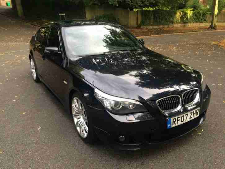 2007 07 BMW 535D M SPORT A LCI FACELIFT SALOON AUTO CARBON BLACK