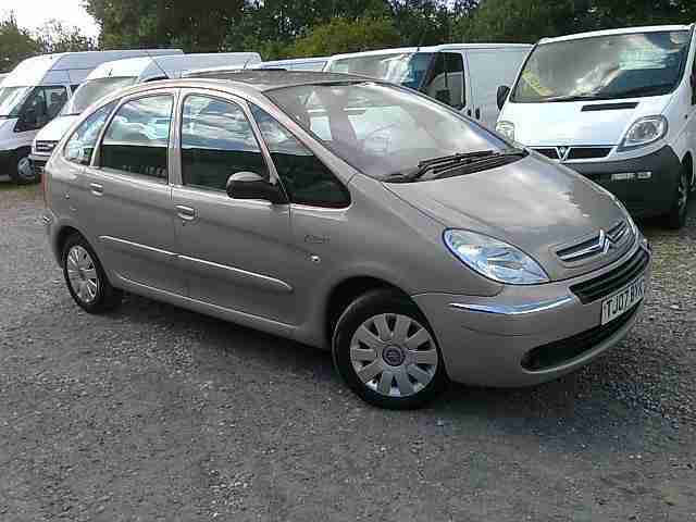 2007 07 CITROEN XSARA PICASSO 1.6 16V VTX 5 DOOR MPV ESTATE