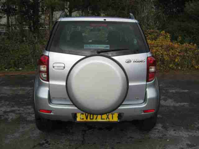 2007 (07) Daihatsu Terios SX, 1495cc Petrol, 5 Speed Manual, 4 WHEEL DRIVE / 4x4