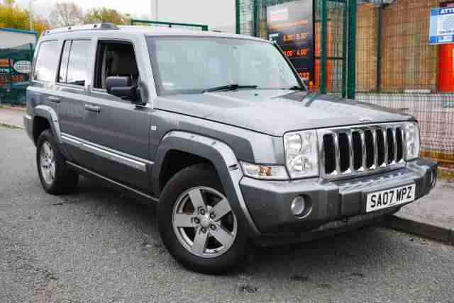 2007 (07) JEEP COMMANDER 3.0 CRD Limited Auto 7 Seater Long MOT