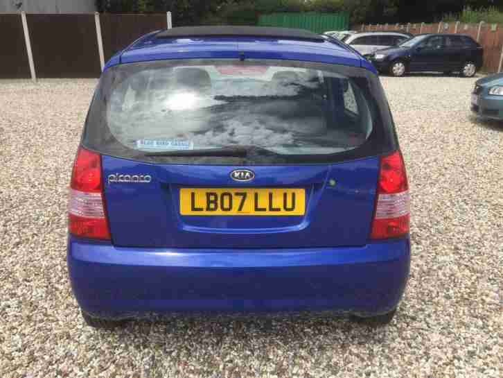 2007 (07) Kia Picanto 1.1 ( 64bhp ) Zipp + 5 door. ONLY 64595 MILES.