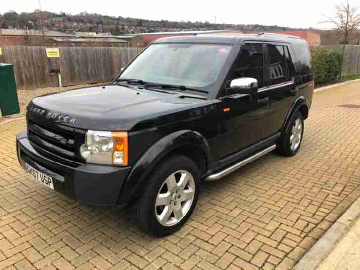 2007 (07) LAND ROVER DISCOVERY 3 2.7 TD V6 GS SUV AUTO 5 DOOR BLACK 7 SEATER