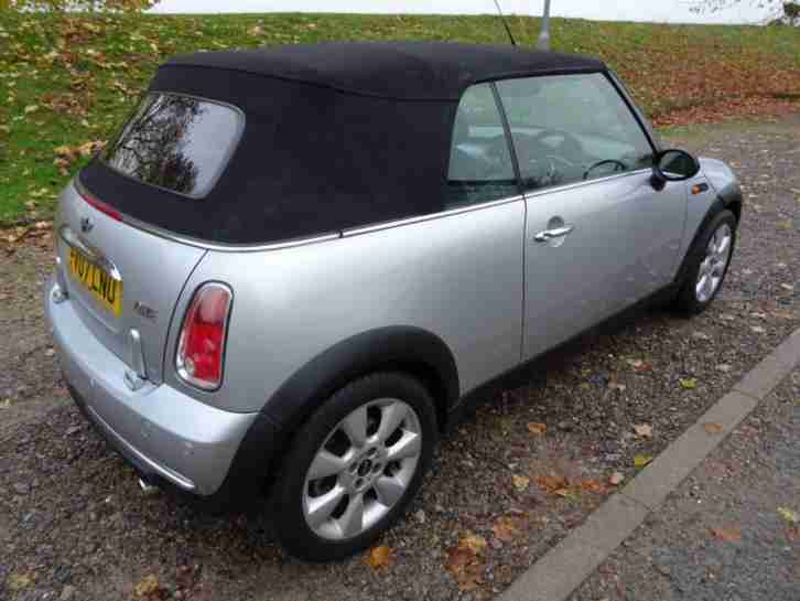 2007 07 MINI CONVERTIBLE 1.6 ONE 2D 89 BHP