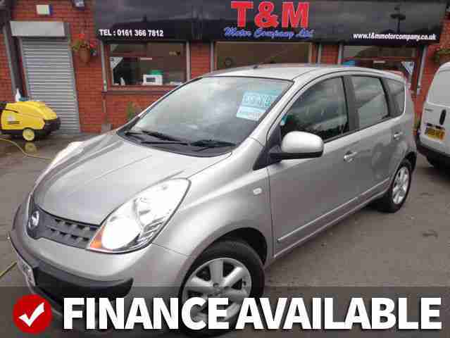 2007 07 NISSAN NOTE 1.6 S.E 5,DOOR, SILVER, SERVICE HISTORY, VERY LOW MILES