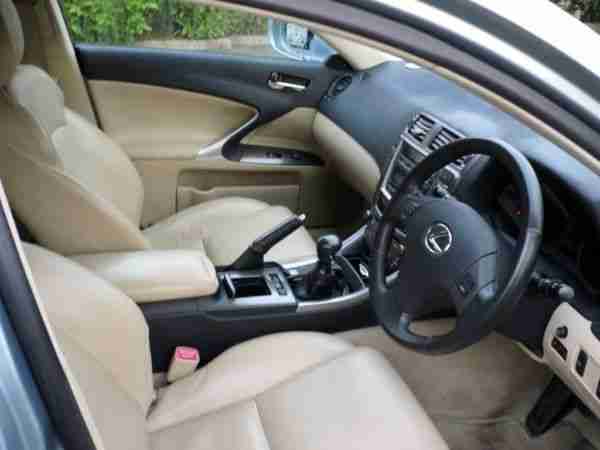 2007 07 REG LEXUS IS 250 SE 6 SPEED MANUAL LOW MILEAGE 59000