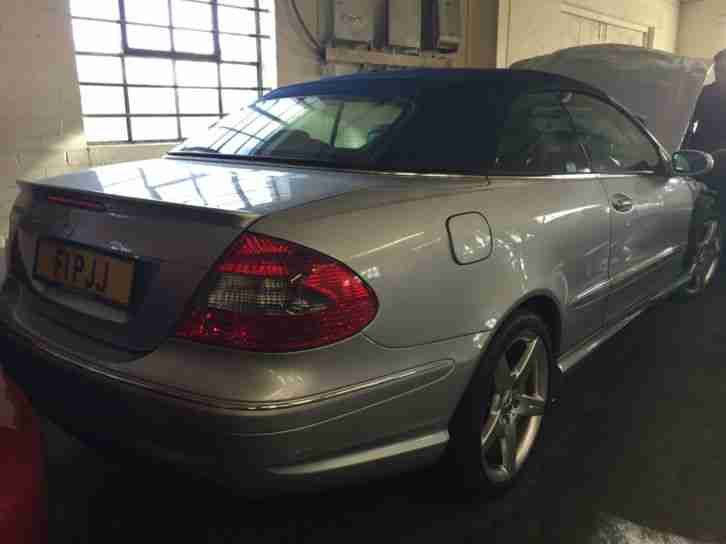 2007 07 REG MERCEDES BENZ CLK280 CONVERTIBLE 3.0 AMG SPORT DAMAGED SALVAGE CAT D