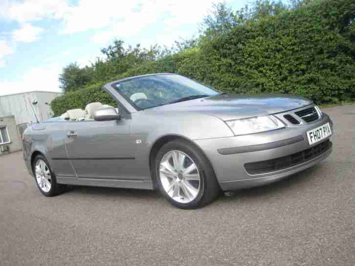 2007 07 SAAB 9-3 1.9TiD 150ps LINEAR ANNIVERSARY CONVERTIBLE GUARANTEED FINANCE
