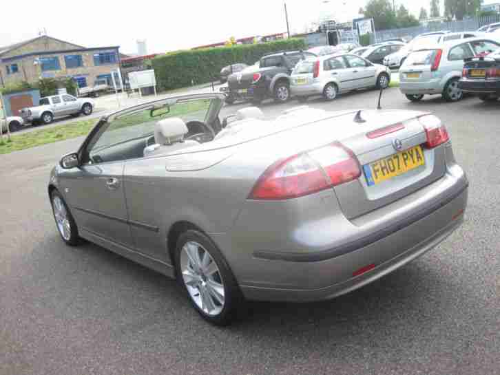 2007 07 SAAB 9-3 1.9TiD 150ps LINEAR ANNIVERSARY CONVERTIBLE GUARANTEED FINANCE