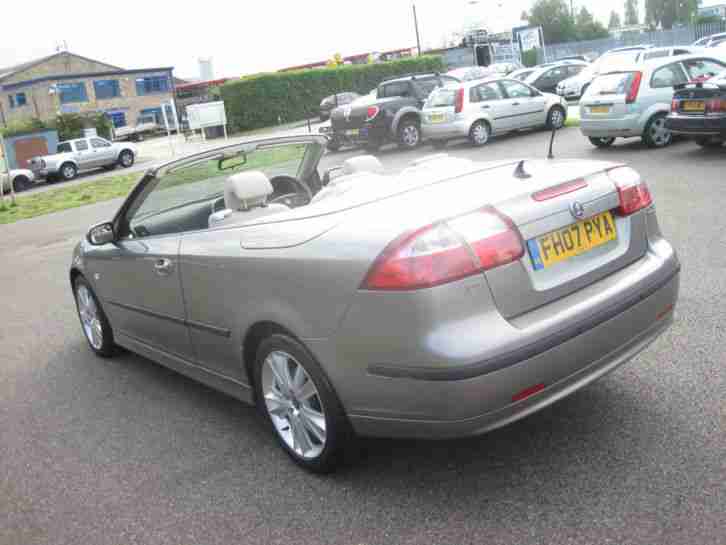 2007 07 SAAB 9-3 1.9TiD 150ps LINEAR ANNIVERSARY CONVERTIBLE LOW RATE FINANCE