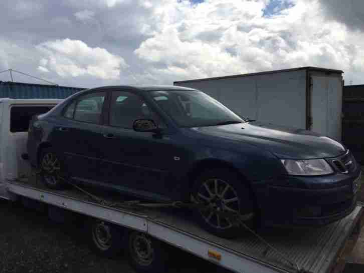 2007 (07) SAAB 9-3 LINEAR SPORT TID 8V BLUE SPARES OR REPAIR 116,000 MILES