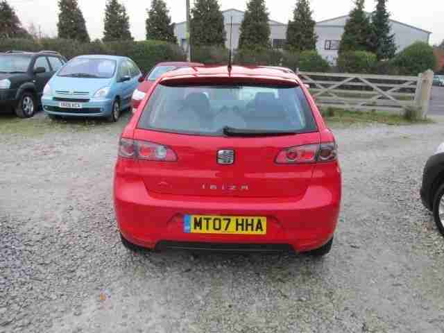 2007 07 SEAT IBIZA 1.2 REFERENCE SPORT 12V 5D ALLOYS CD LOW INSURANCE LOW TAX