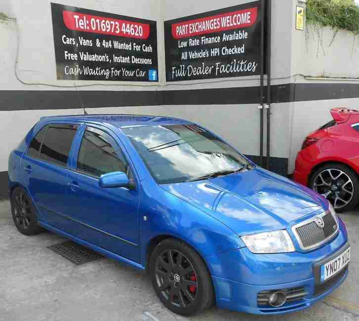 2007/07 SKODA FABIA 1.9 TDI VRS SPECIAL EDITION, WITH PERFORMANCE UPGRADES, 81K