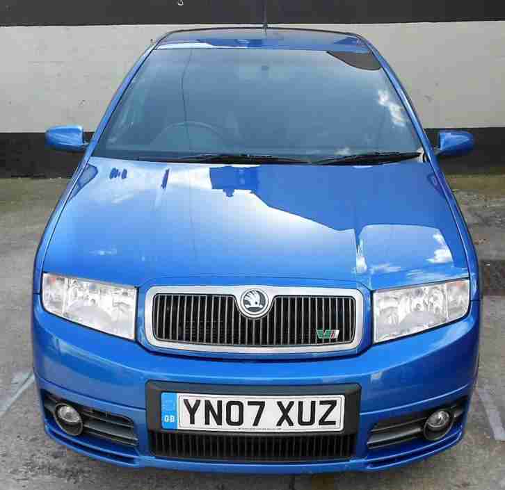 2007/07 SKODA FABIA 1.9 TDI VRS SPECIAL EDITION, WITH PERFORMANCE UPGRADES, 81K