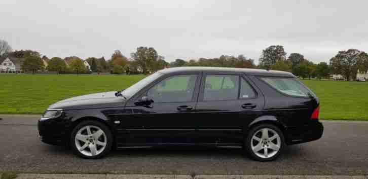 2007 (07) Saab 9-5 Airflow TiD Estate 1.9 Diesel Manual Black