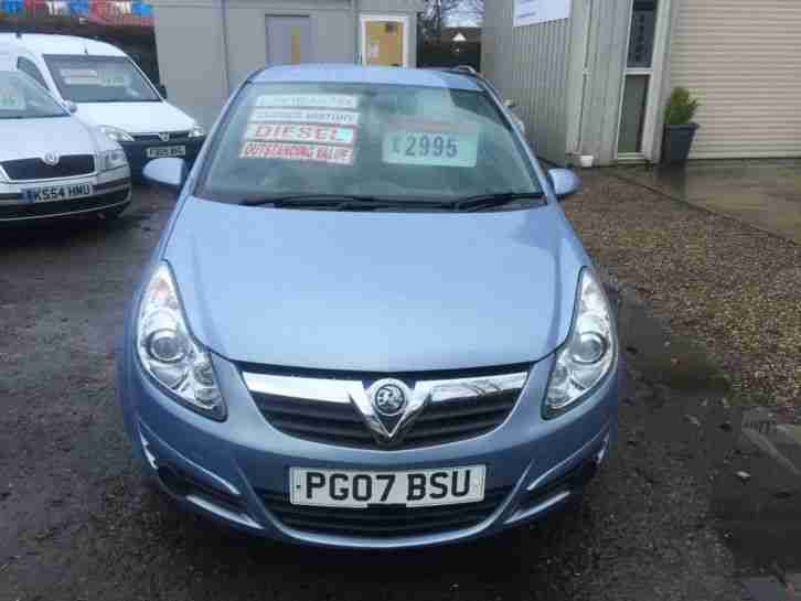 2007(07) VAUXHALL CORSA CLUB A C CDTI £30 A YEAR TAX GREAT MPG BE QUICK ON THIS1