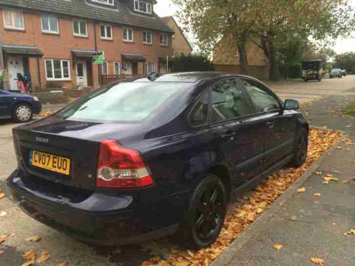 2007 07 Volvo S40 1.8 Petrol Manual in beautiful dark Navy and Grey interior