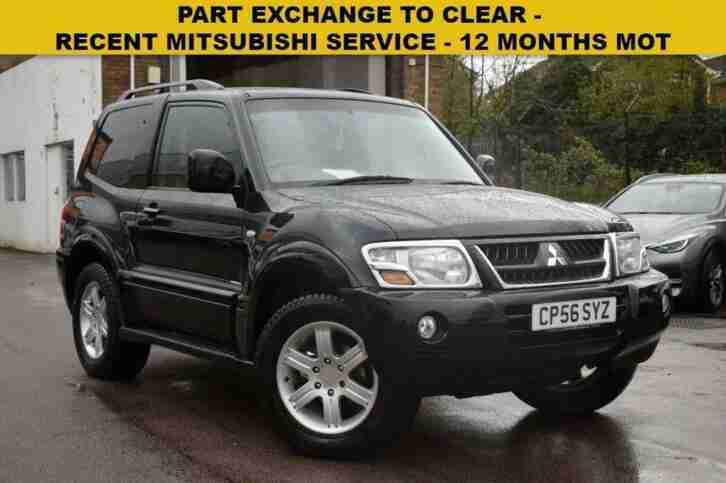 2007 56 MITSUBISHI SHOGUN 3.5 WARRIOR EQUIPPE V6 GDI SWB 3D 200 BHP