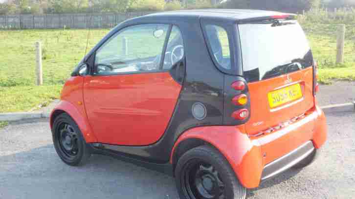 2007/56 Smart Smart 0.7 ( 61 bhp ) Fortwo Pure Red/Black Only 42K FSH