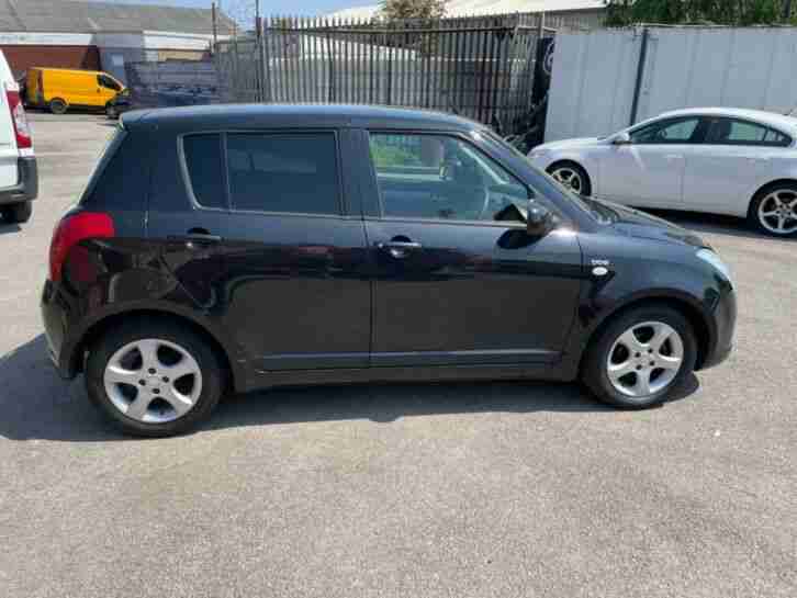 2007 56 PLATE SUZUKI SWIFT 1.3 DIESEL MET BLACK 5 DOOR FULL MOT (MAY PX)